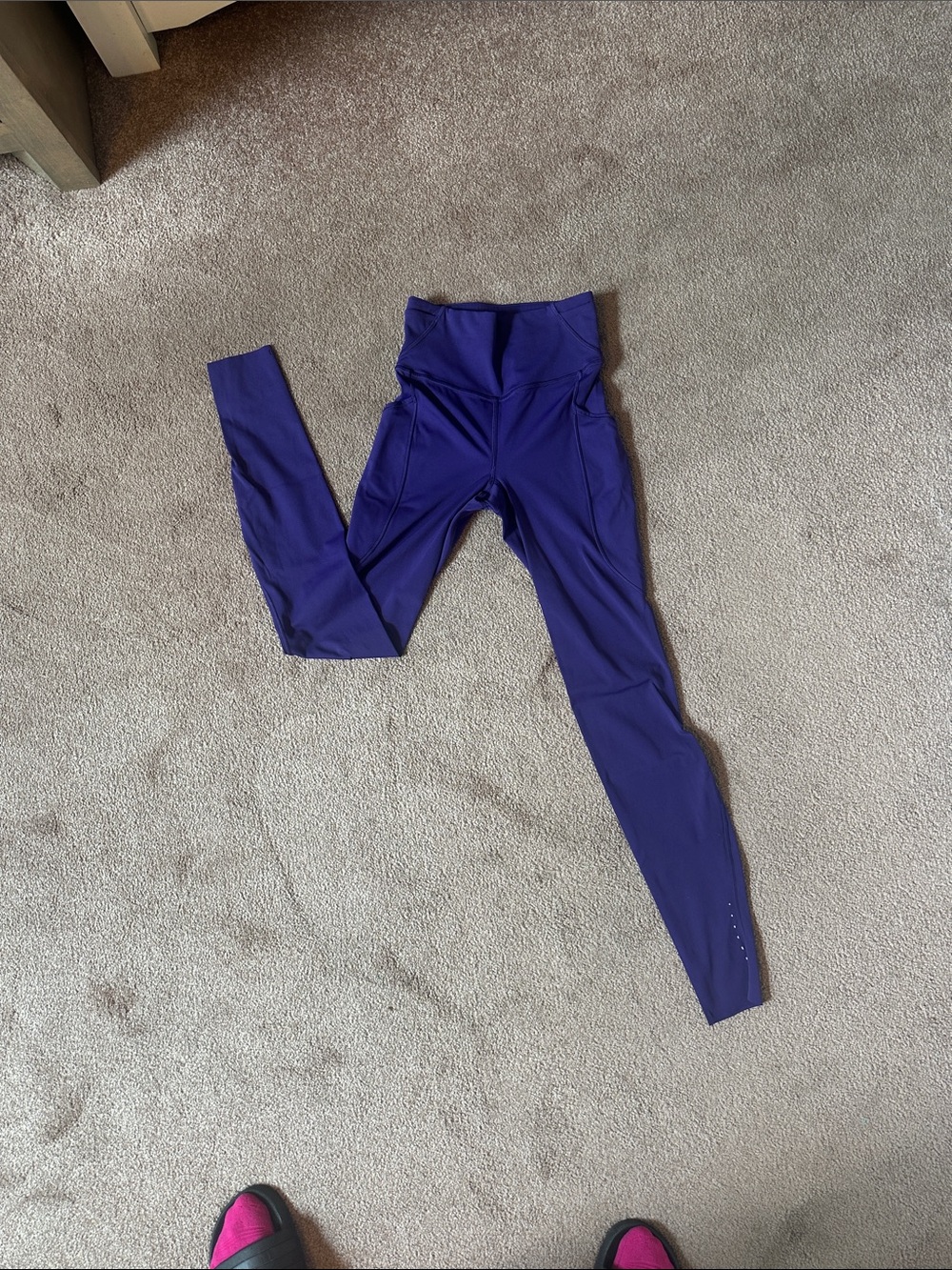lululemon Fast and Free High-Rise Tight 25” 5 pocket college purple